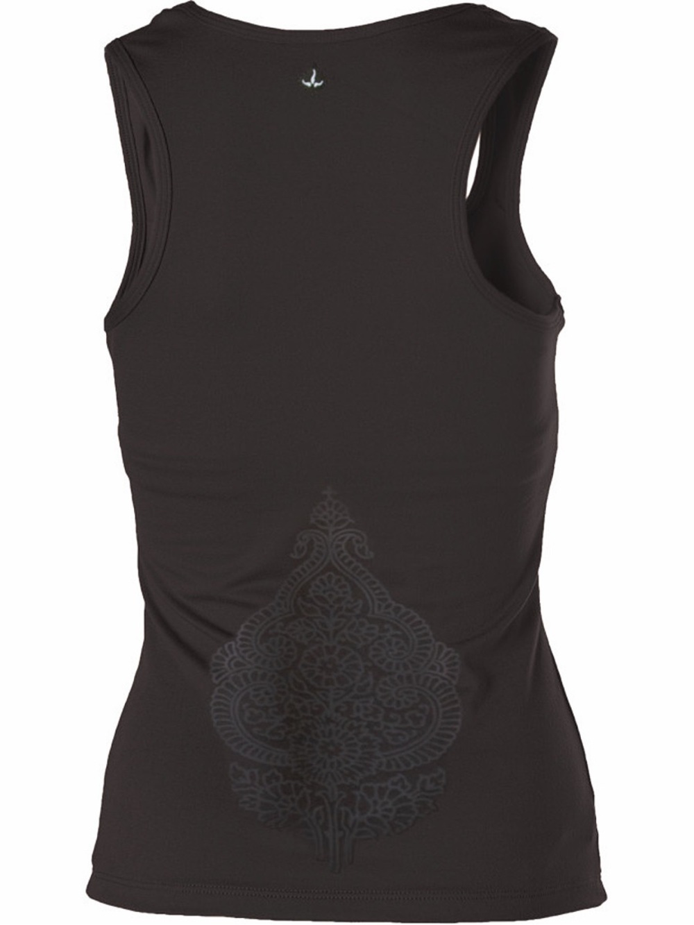 Prana Mahdia Maura Black Floral Mandala Print Yoga Tank Top Size Large - Picture 1 of 9
